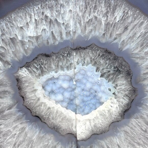 Crystal Bookends, Agate, Geode Center, Natural Home, Mindful Gift, Crystal Lover - Picture 11 of 11